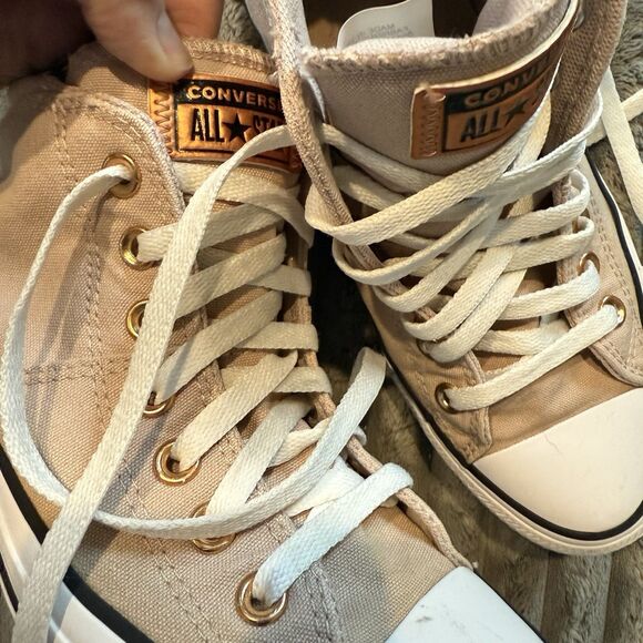 Converse All Star Chuck Taylor Mid Rose Gold US W 9 - EUR 40 Great Condition - Picture 7 of 10